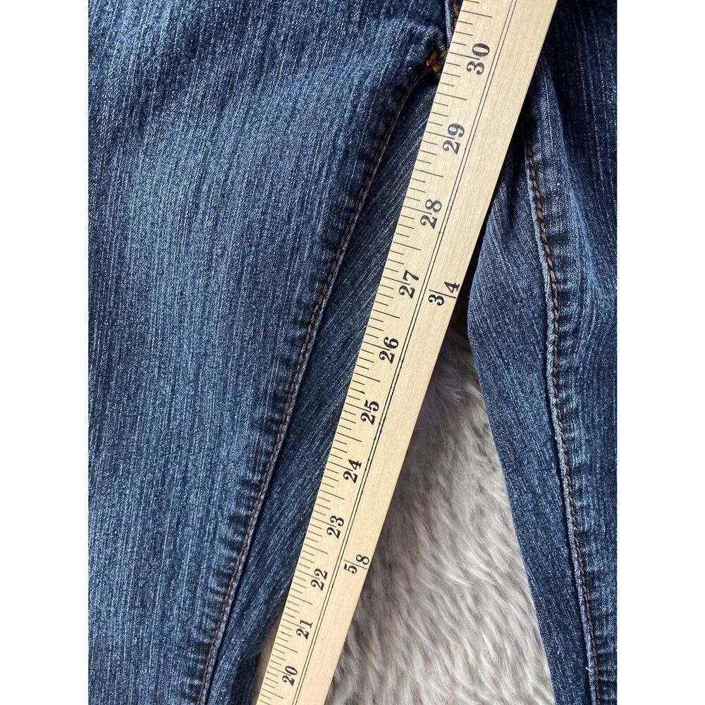 Rich Cow Jeans Women's 28x30 Skinny Distressed Embroidered Bling Pocket Y2K - Picture 9 of 11